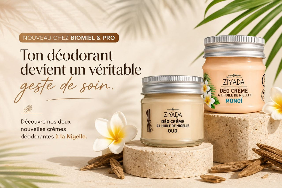 Crème déodorante huile de nigelle & monoï