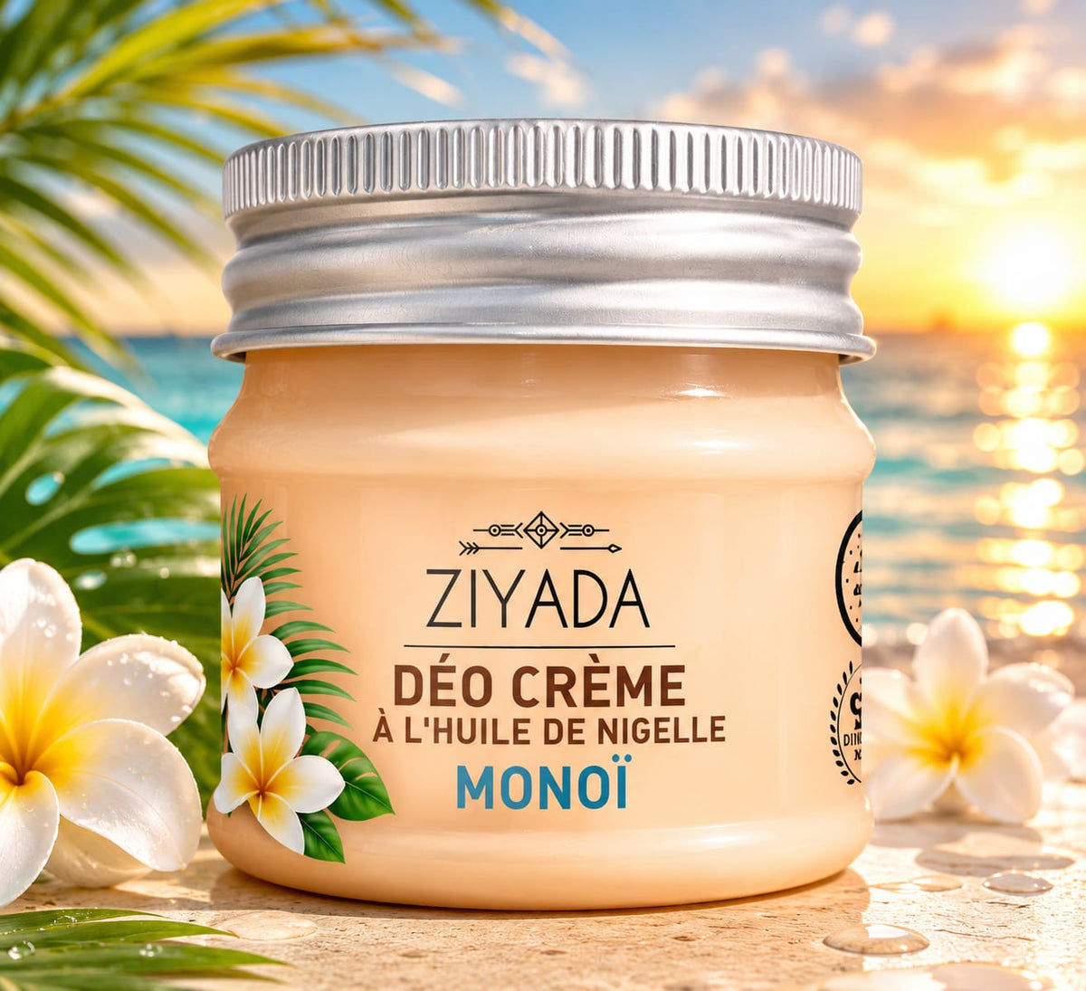 Crème déodorante huile de nigelle & monoï