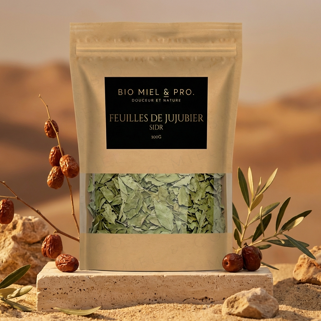 Feuilles de Sidr (jujubier) – Soin naturel cheveux et peau – 100 g