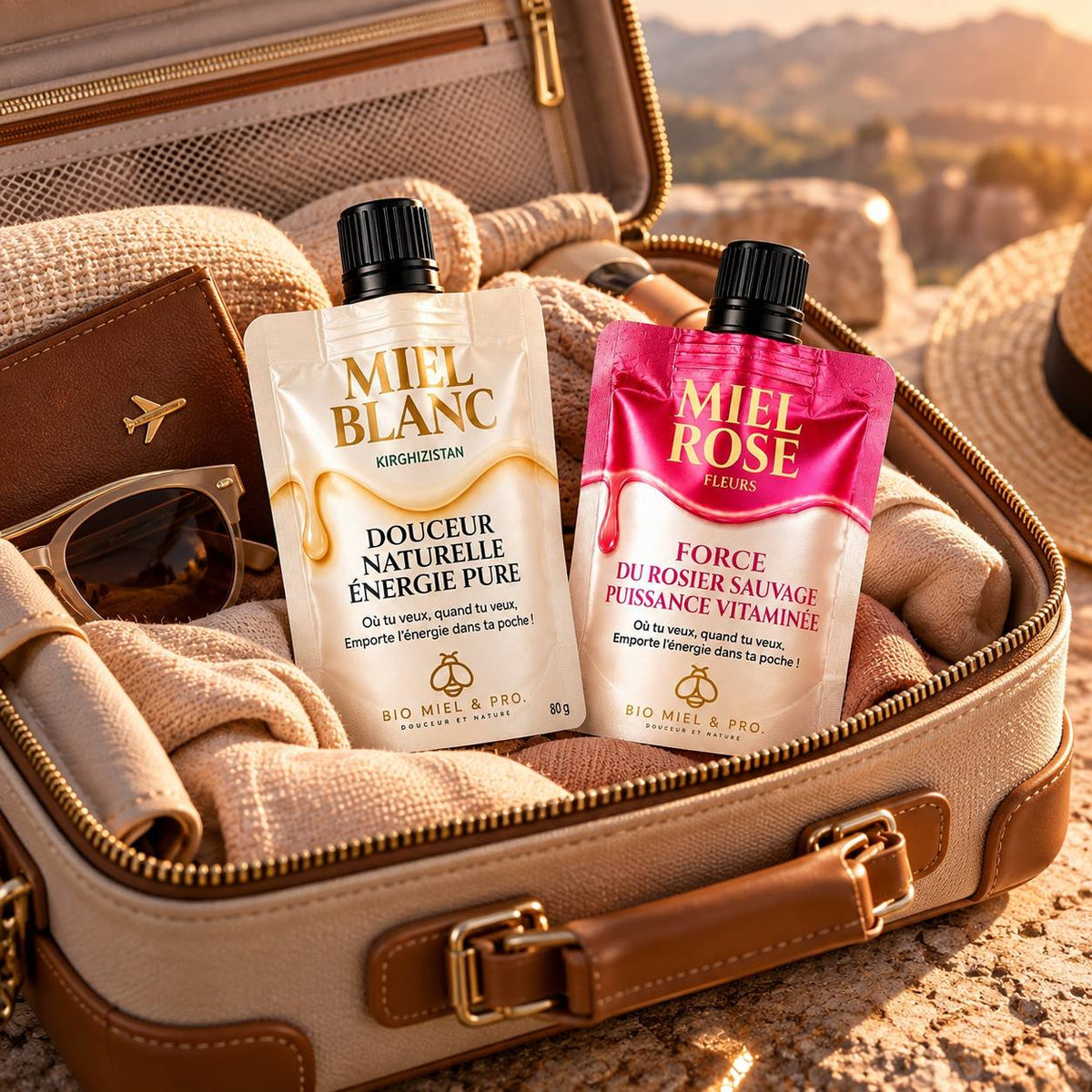 Miel rose de Sibérie – format nomade 80 g