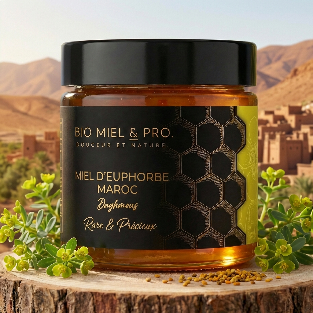 Miel d'euphorbe Daghmouss du Maroc – 250 g