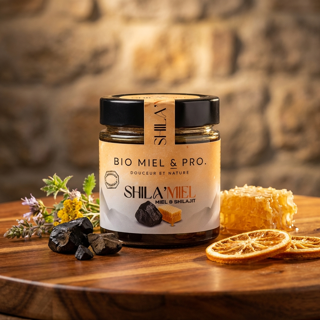 Mélange miel et shilajit – 250 g