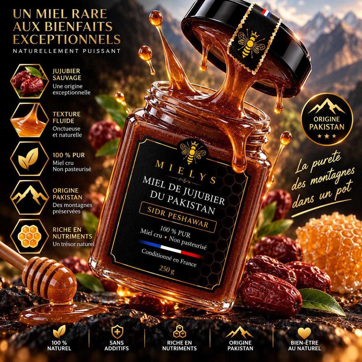 Miel de Sidr du Yémen – 250 g