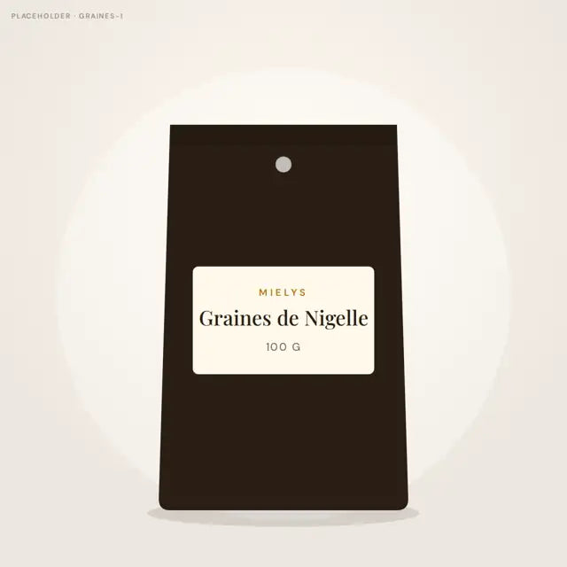 Sachet de graines de nigelle (visuel placeholder)