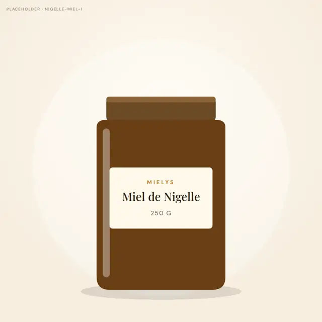 Pot de miel de nigelle 250 g (visuel placeholder)
